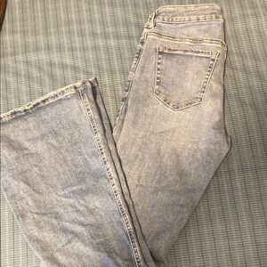 Garage Light Gray Women's Flare Jeans